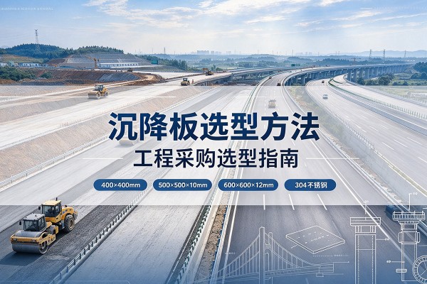 南芬沉降板选择方法