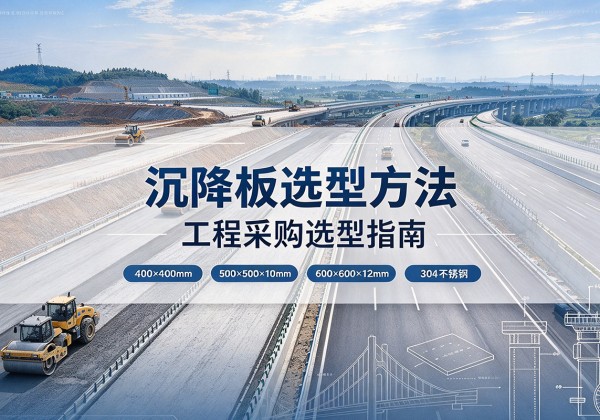 南芬沉降板选择方法